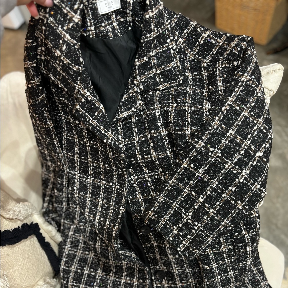 Sage the Label Long Sequin Coat- PERFECT condition!! Worn once!!